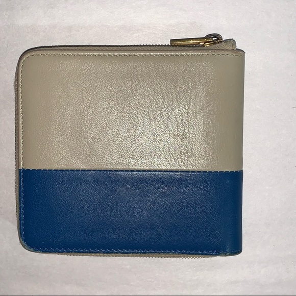 CÉLINE beige/sea Small Zipped Multifuction WALLET - Picture 8 of 15